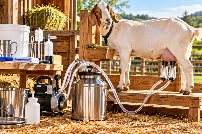goat milking equipment