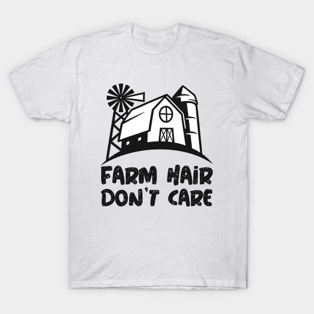 Farm Hair Don’t Care Homesteading T-Shirt by Lamount Tees