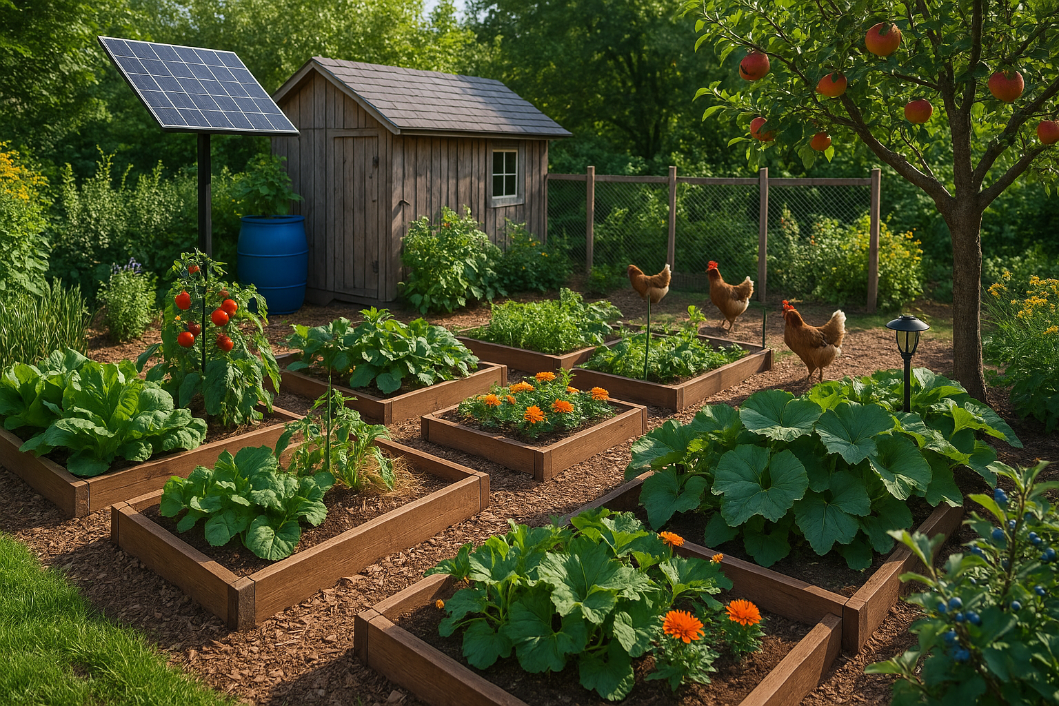 How to Create a Self-Sufficient Backyard in 8 Simple Steps