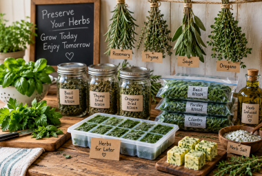 How To Preserve Herbs From The Garden